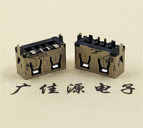 中山usb2.0接口 高度8.8/10.0立插母座 大电流3A/5A定义引脚详解